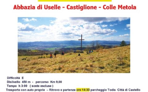 IL MERCOLEDI’ DEL CAI –  27 Ottobre 2021: Abbazia di Uselle – Castiglione – Colle Metola